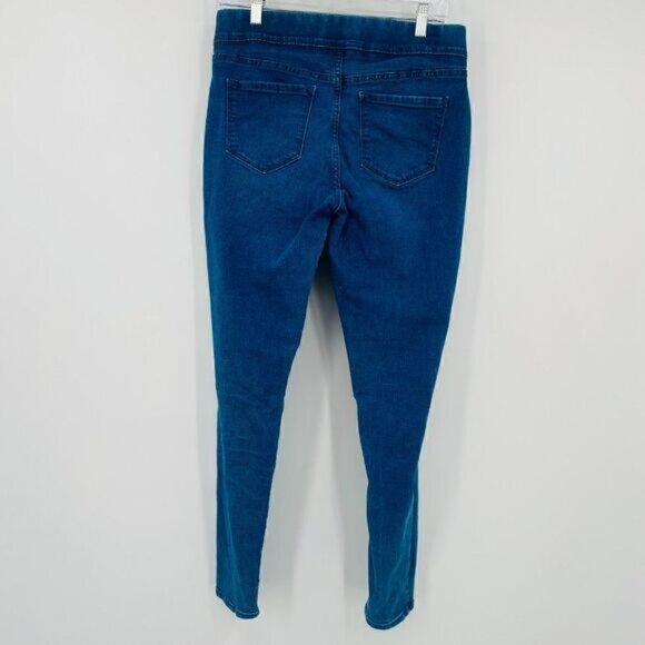 Old Navy Size 10 Medium Wash High Rise Super Skinny Pull On Jeans Stretch - Picture 9 of 9